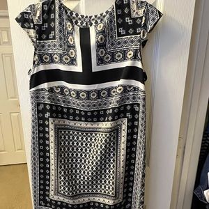 Midi printed dress